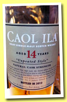 Caol Ila 14 yo ‘Unpeated Style’ (59.3%, OB, 2012)